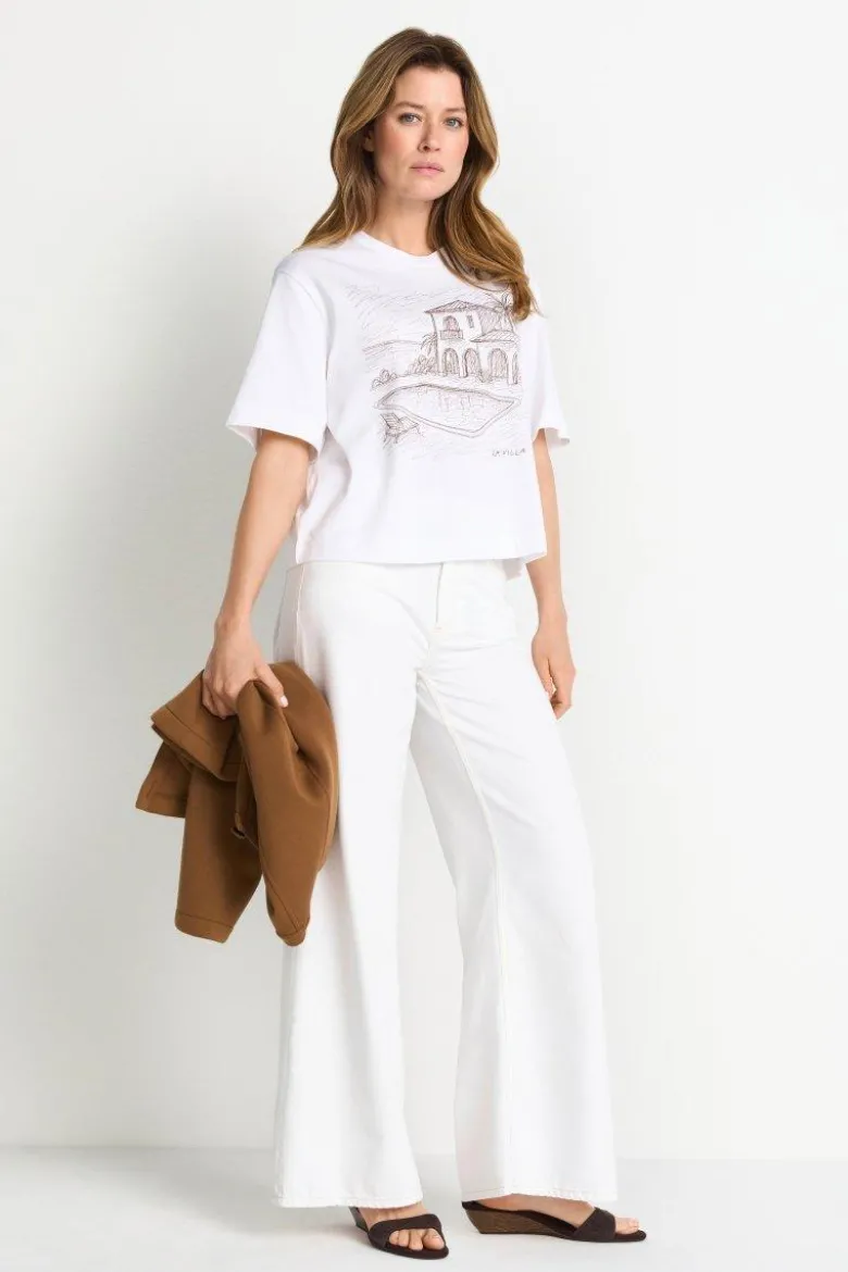 Oversize-T-Shirt mit Print
