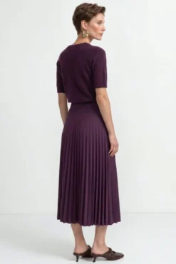 Plisseerock mit elastischem Bund