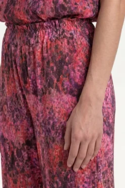 Plissierte Stoffhose
