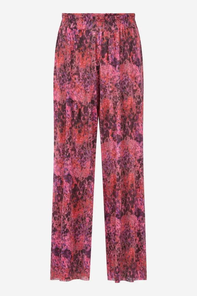 Plissierte Stoffhose