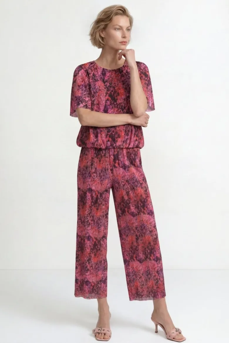 Plissierte Stoffhose