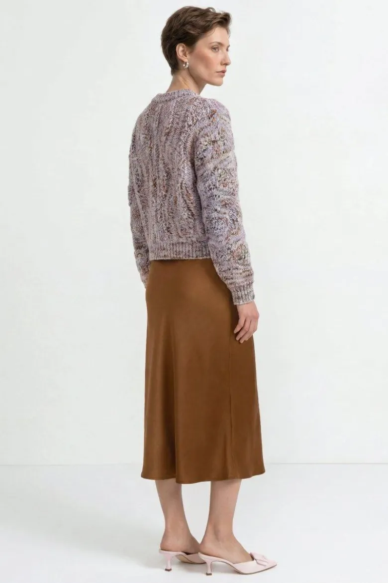 Pullover mit Zopfmuster