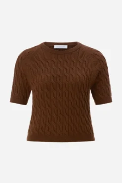 Pullover mit Zopfstrick
