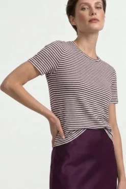 Ringelshirt mit Glanzgarn