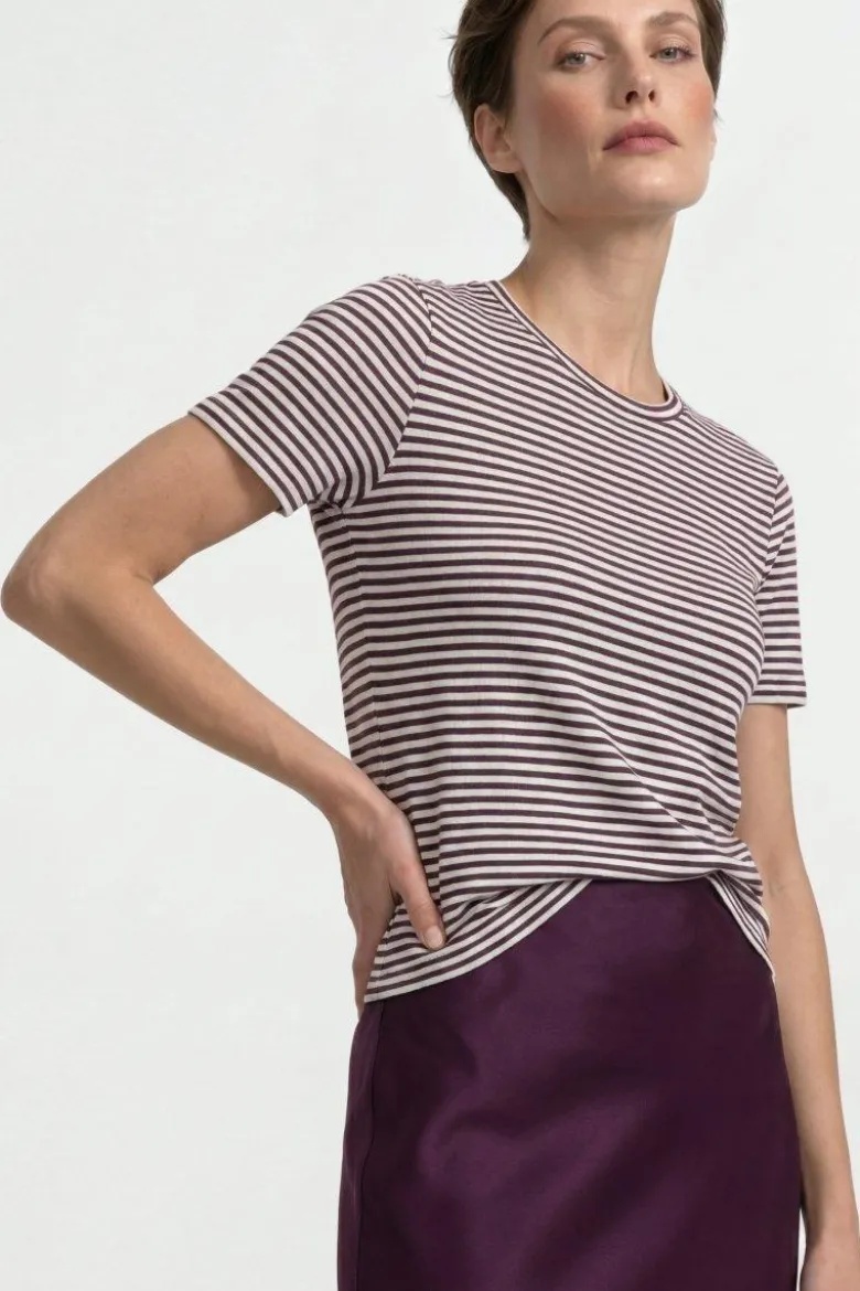 Ringelshirt mit Glanzgarn