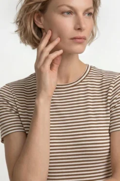 Ringelshirt mit Glanzgarn