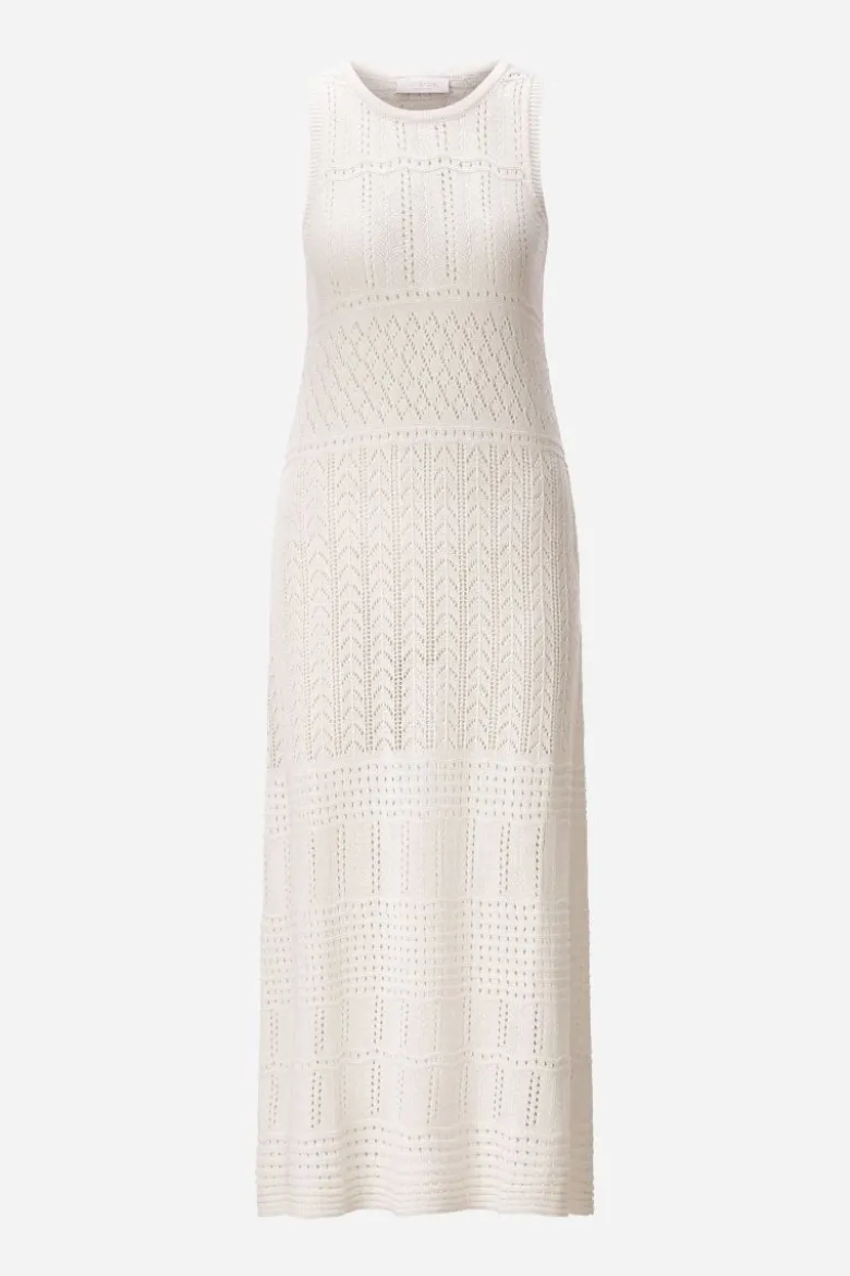 Ärmelloses Maxi-Strickkleid