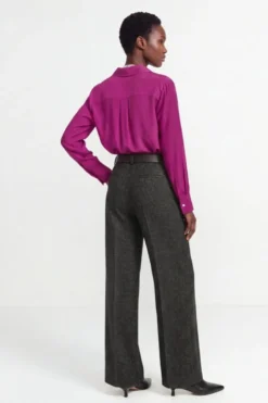 Schimmernde Hemdbluse