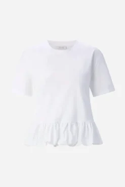 Shirt mit Volantsaum