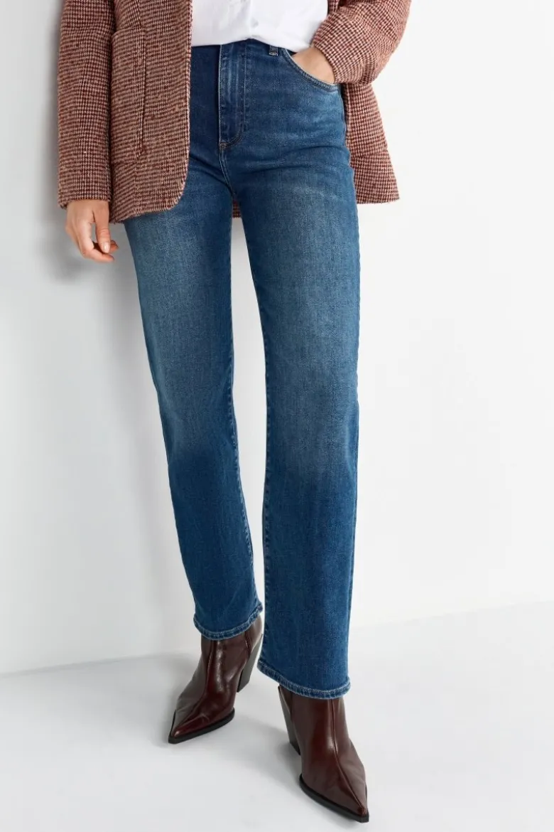 Slim-Jeans mit Mid Waist