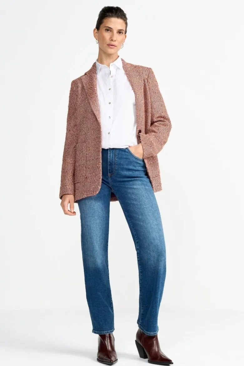 Slim-Jeans mit Mid Waist
