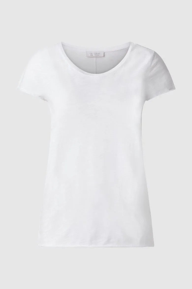 Slub-T-Shirt aus Baumwolle