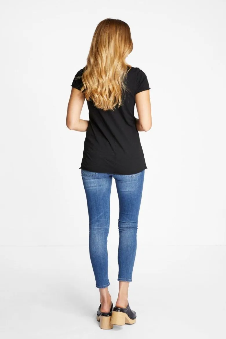 Slub-T-Shirt aus Baumwolle