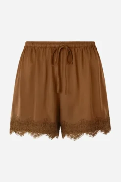Spitzensaum-Shorts