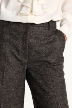 Stoffhose in Tweed-Optik