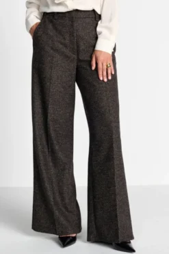 Stoffhose in Tweed-Optik