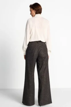 Stoffhose in Tweed-Optik