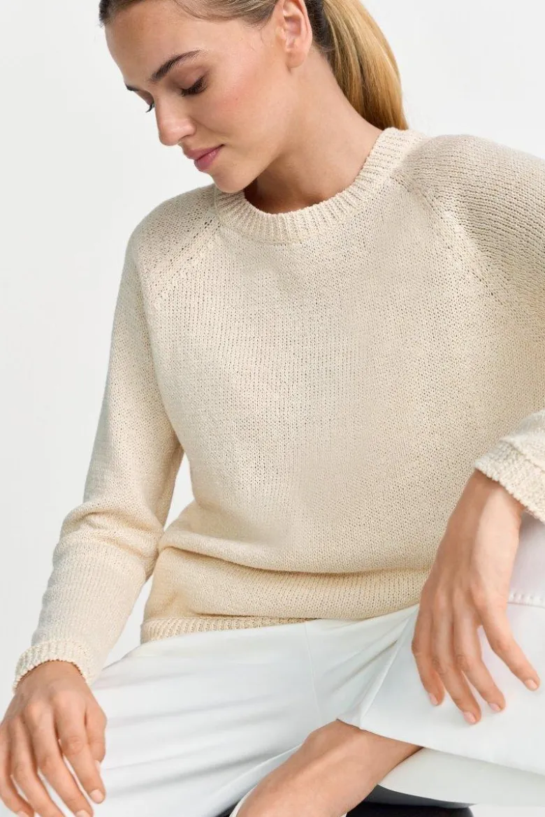 Strickpullover aus Baumwollmix