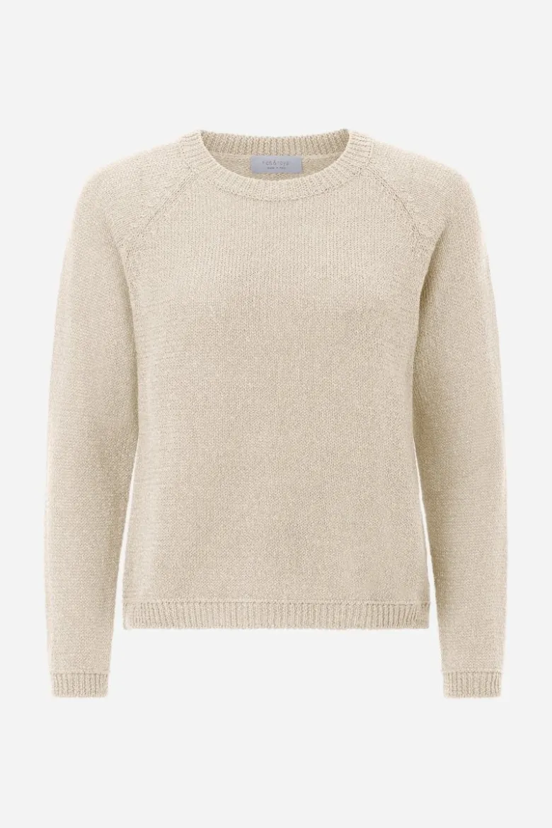 Strickpullover aus Baumwollmix