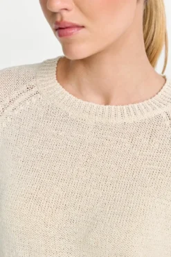 Strickpullover aus Baumwollmix