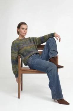 Strickpullover mit Alpaka-Anteil