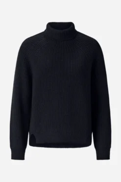 Strickpullover mit Rollkragen