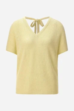 Stricktop mit V-Ausschnitt