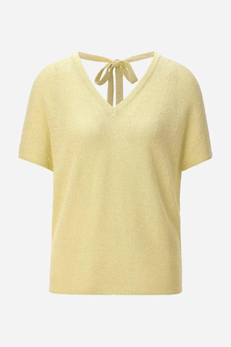 Stricktop mit V-Ausschnitt