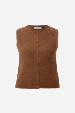 Strickweste mit Knöpfen