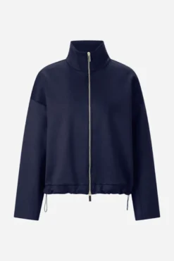 Sweatjacke mit Stehkragen