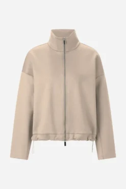 Sweatjacke mit Stehkragen