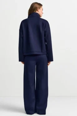 Sweatjacke mit Stehkragen