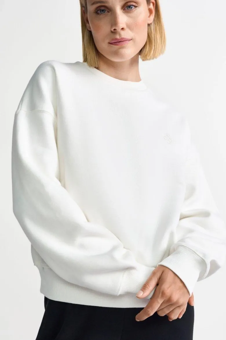 Sweatshirt mit Logo-Stitching