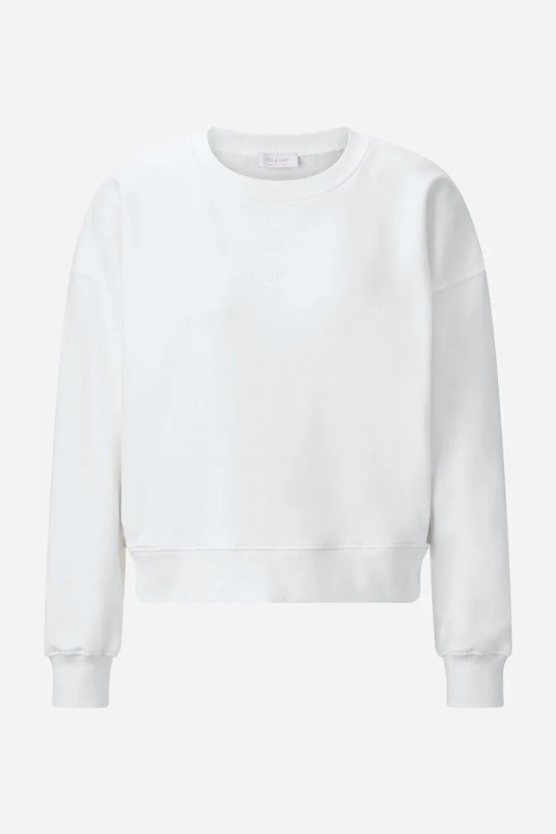 Sweatshirt mit Logo-Stitching