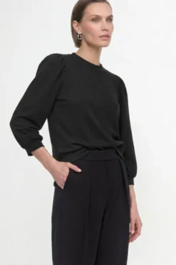 Sweatshirt mit Puffärmeln