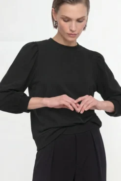 Sweatshirt mit Puffärmeln