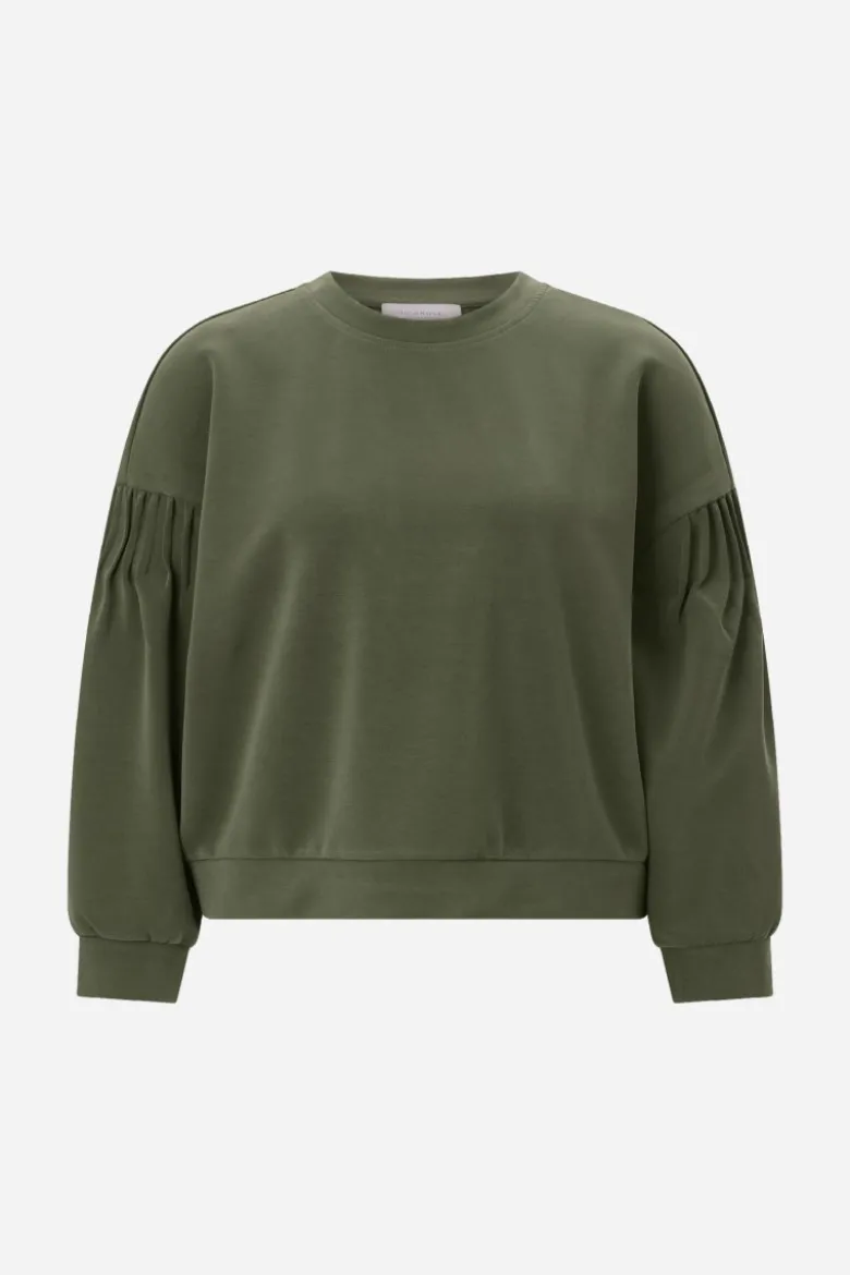 Sweatshirt mit Puffärmeln