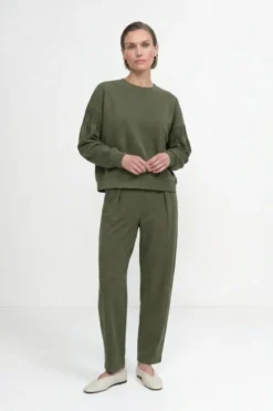 Sweatshirt mit Puffärmeln