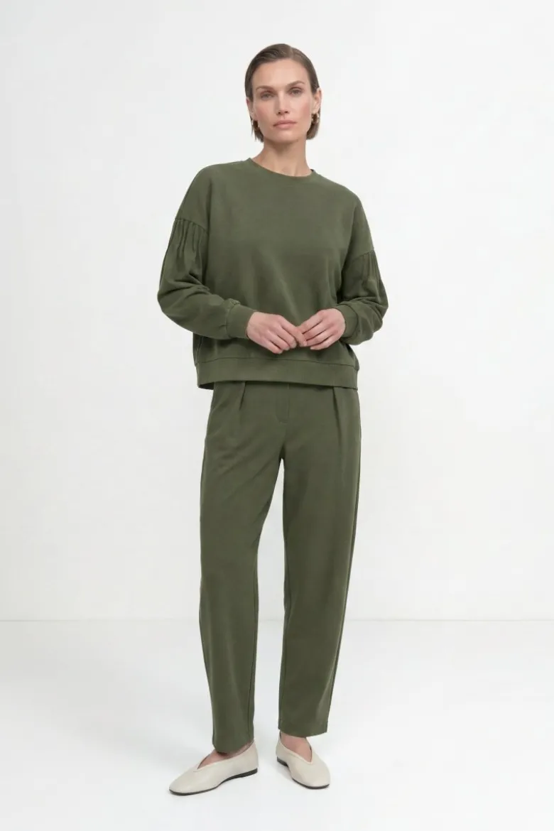 Sweatshirt mit Puffärmeln