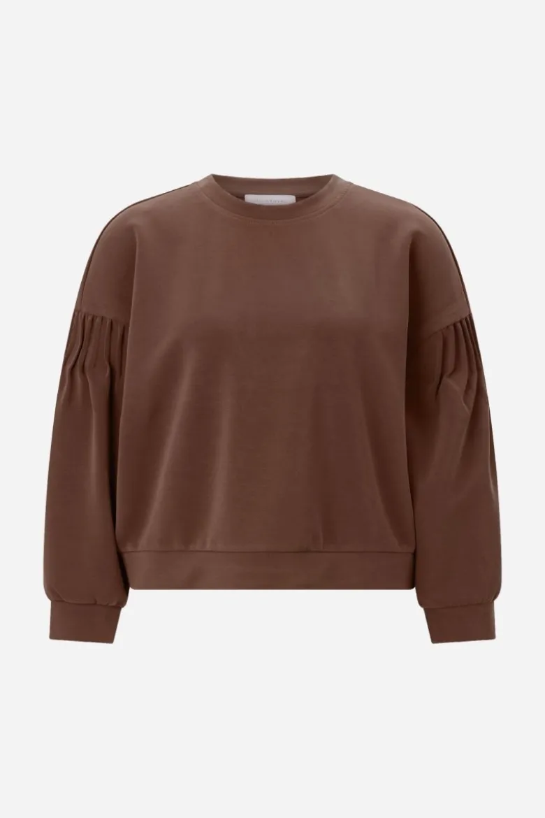 Sweatshirt mit Puffärmeln
