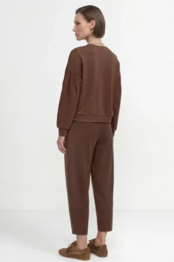 Sweatshirt mit Puffärmeln