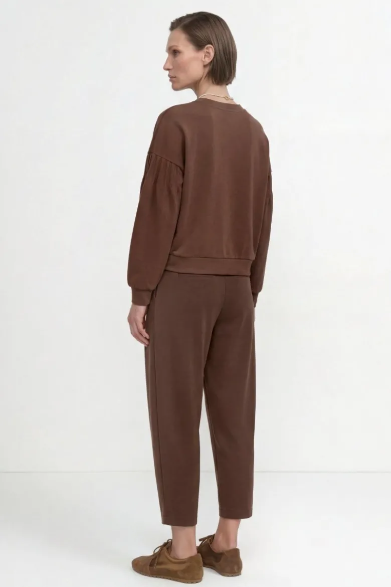 Sweatshirt mit Puffärmeln