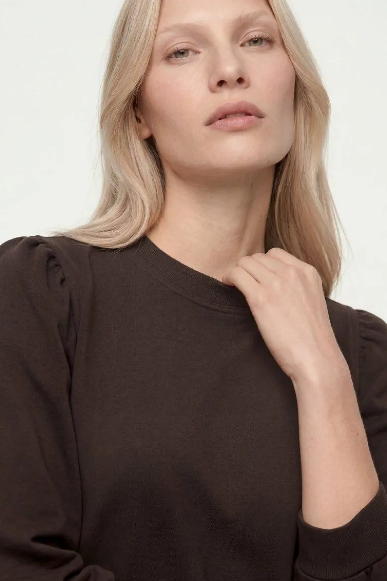 Sweatshirt mit Puffärmeln