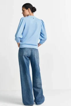 Sweatshirt mit Puffärmeln
