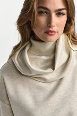 Sweatshirt mit Stehkragen