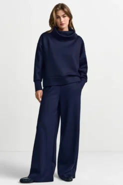 Sweatshirt mit Stehkragen