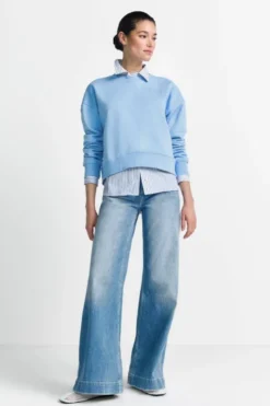 Sweatshirt mit Stickerei