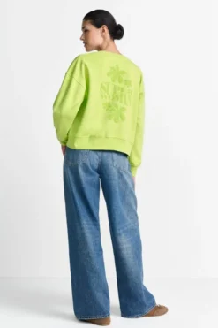 Sweatshirt mit Stickerei