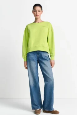 Sweatshirt mit Stickerei