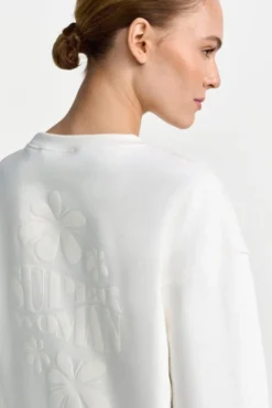 Sweatshirt mit Stickerei